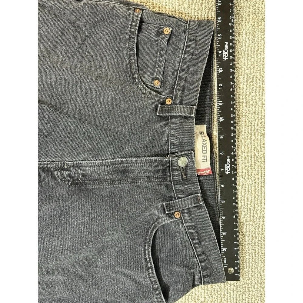 Levi’s 550 Relaxed Fit Jeans Mens 34x34 Black Denim